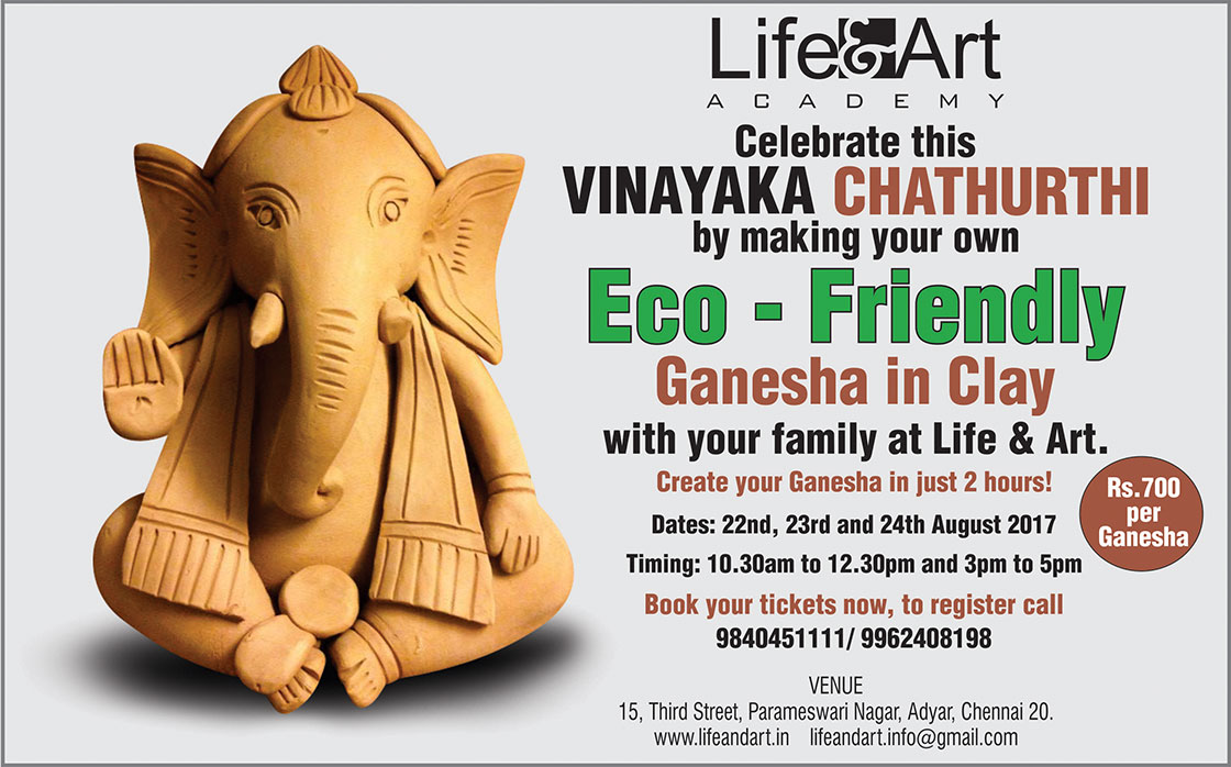 Make your own eco-friendly clay idol this Ganesh Chathurthi August 2017