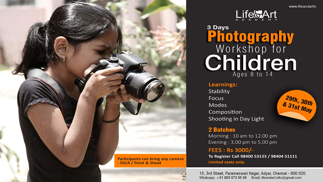 Photography workshop for kids